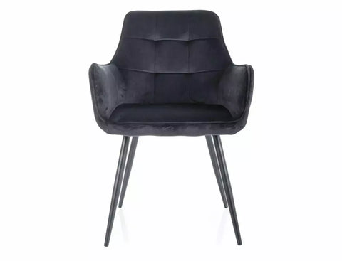 Designer Stuhl Lemoni Velvet Black