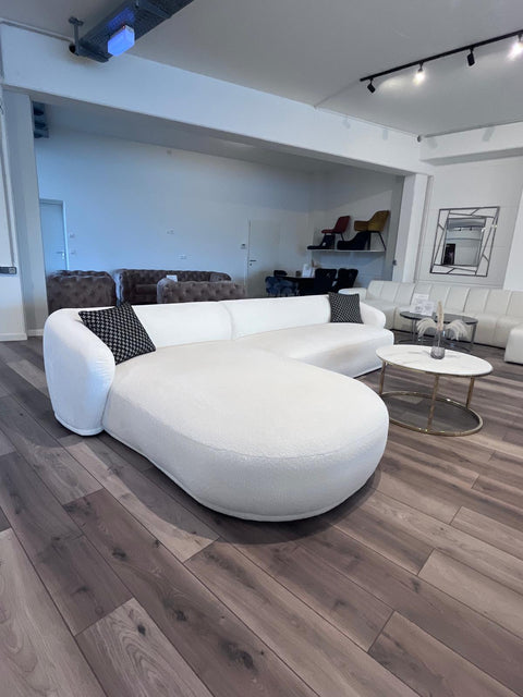 Sofa Astoria 200x340cm SOFORT VERFÜGBAR "Teddy white"