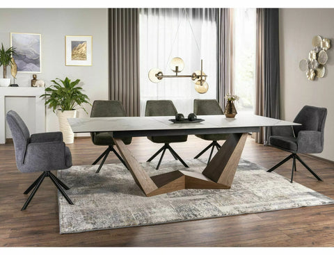 Designer dining table Bonucci with extension 200-250 cm