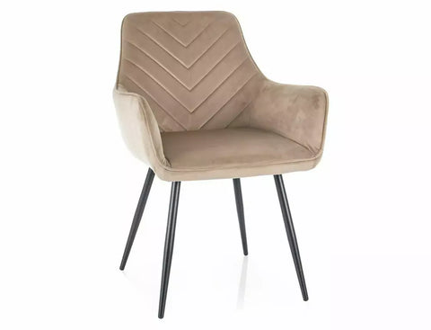 Designer Stuhl Figaro Velvet Beige