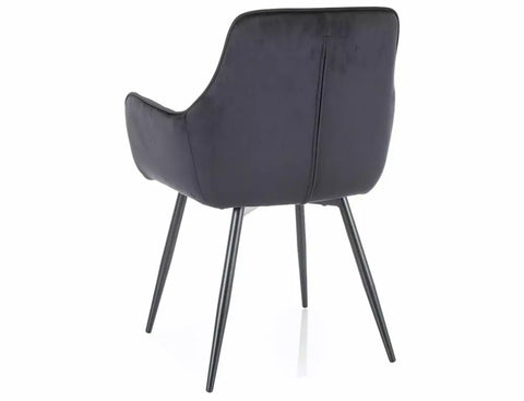 Designer Stuhl Figaro Velvet Black