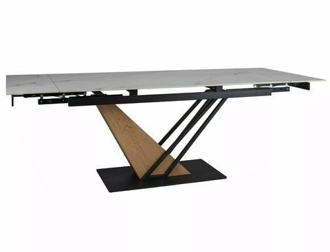 Designer dining table Duna with extension 160 - 240cm