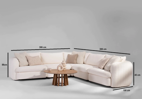 Designer sofa Marlyn