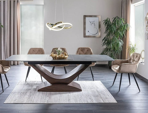 Designer Chair Eternity Velvet Beige