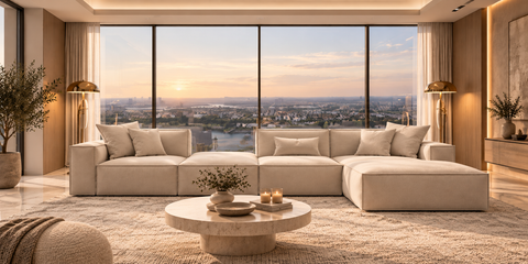 Designersofa Bellagio One + Hocker
