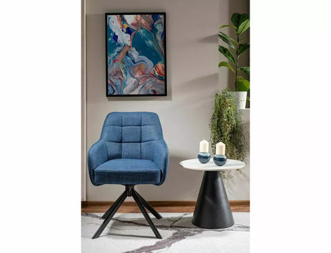 Designer Stuhl Metra Blue