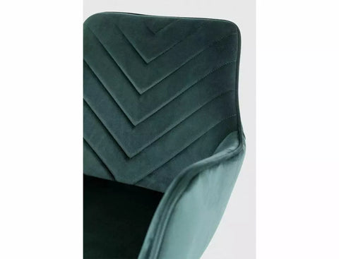Designer Stuhl Figaro Velvet Green