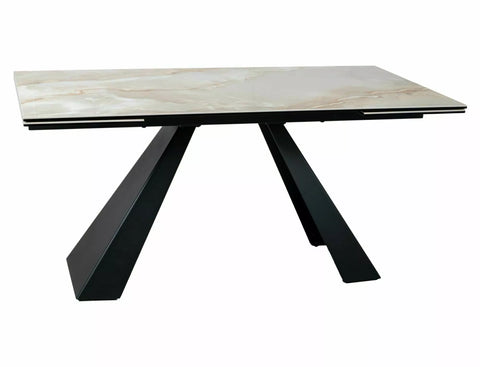 Designer Esstisch Salvador Onice mit Auszug 160–240 cm