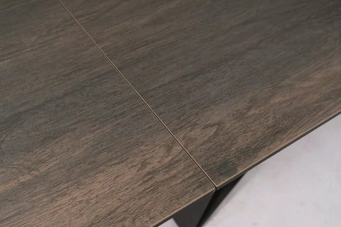 Designer dining table Westin Black with extension 160 - 240cm