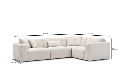 Designer sofa Cloud Corner