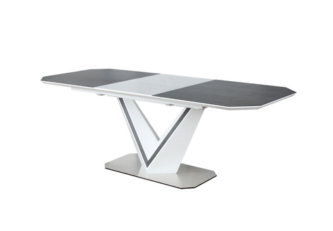 Designer dining table Valery with extension 160-220cm