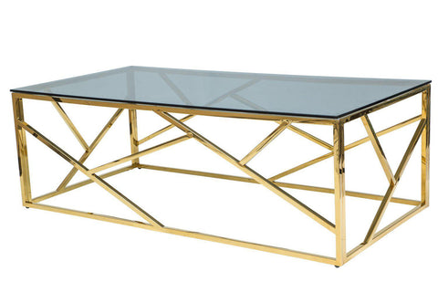 Designer Couchtisch Elegance gold - Luxano