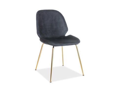 Designer Stuhl Retro Black-Luxano