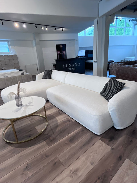 Sofa Astoria 200x340cm SOFORT VERFÜGBAR "Teddy white"