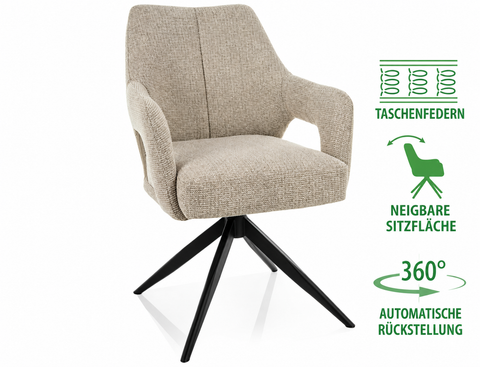 Designer Stuhl Olsa Beige