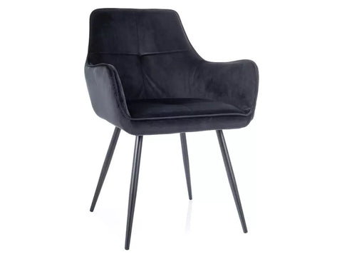 Designer chair Eternity faux leather grey 