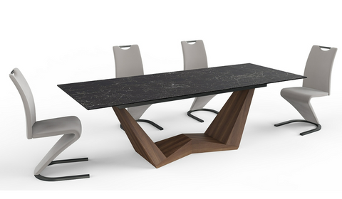 Designer dining table Bonucci with extension 200-250 cm