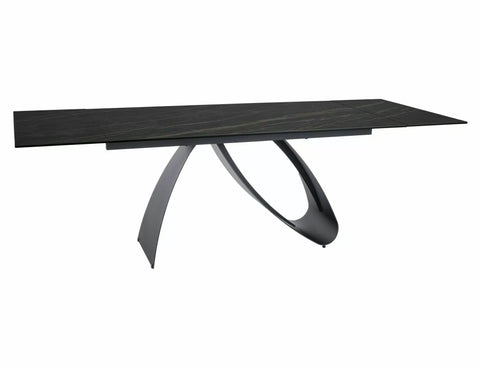 Designer dining table Duna with extension 160 - 240cm 