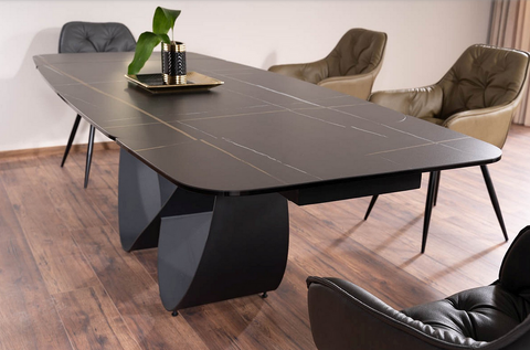 Designer dining table Infinity with extension 160 - 240cm 