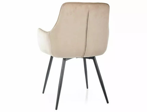 Designer chair Eternity faux leather grey 