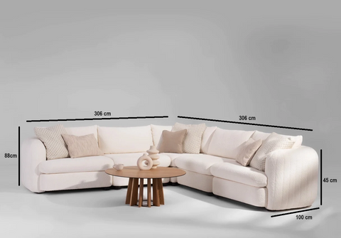 Designer sofa Marlyn 