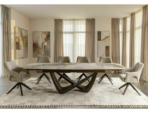 Designer Esstisch Marnello mit Auszug 200–290 cm