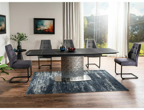 Designer dining table Duna with extension 160 - 240cm 