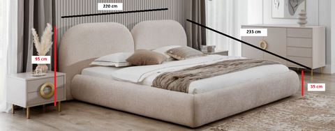 Designer bed Kelly Big