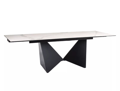 Designer dining table Duna with extension 160 - 240cm 