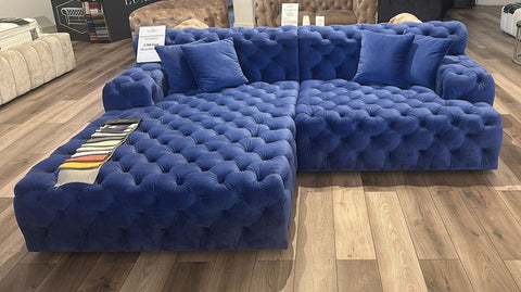 Sofa President SOFORT VERFÜGBAR "blau"