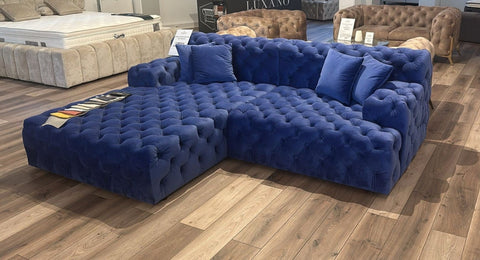 Sofa President SOFORT VERFÜGBAR "blau"