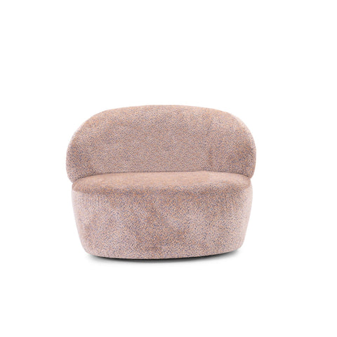 Designer lounge chair Casto Velvet Grey 