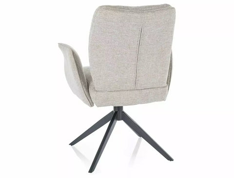 Designer chair Alibi Velvet Black