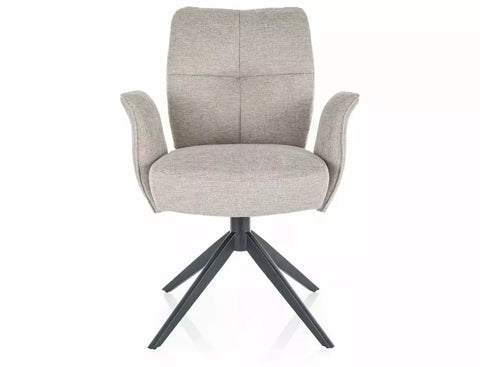 Designer chair Alibi Velvet Black