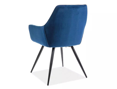 Designer Chair Eternity Velvet Blue 