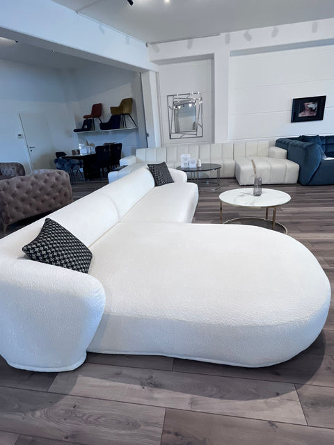 Sofa Astoria 200x340cm SOFORT VERFÜGBAR "Teddy white"