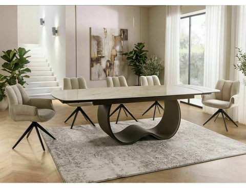 Designer Esstisch Casa mit Auszug 198 - 274cm