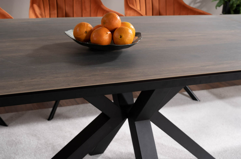 Designer dining table Columbo with extension 160-240cm