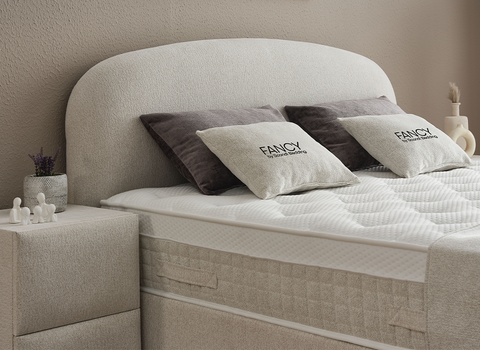 Designer Boxspringbett Fancy mit Matratze & Stauraum