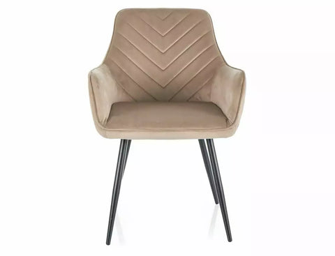 Designer chair Eternity faux leather grey 