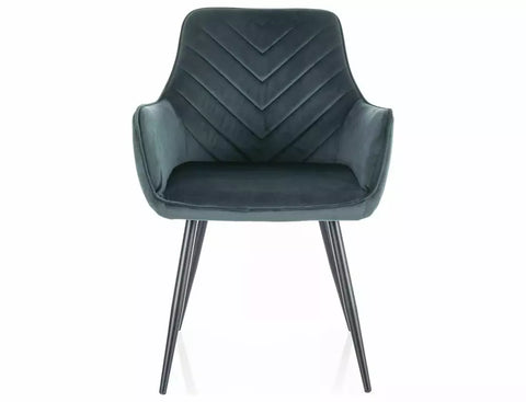 Designer chair Eternity faux leather grey 