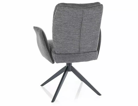 Designer chair Alibi Velvet Black