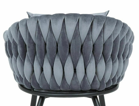 Designer chair Nivo Velvet Grey 