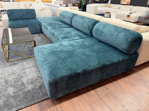 Sofa Luna SOFORT VERFÜGBAR "Aphrodite Blue"