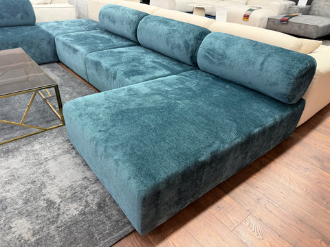 Sofa Luna SOFORT VERFÜGBAR "Aphrodite Blue"