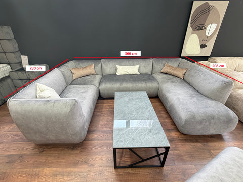 Sofa Ferra SOFORT VERFÜGBAR "Torre Grey"