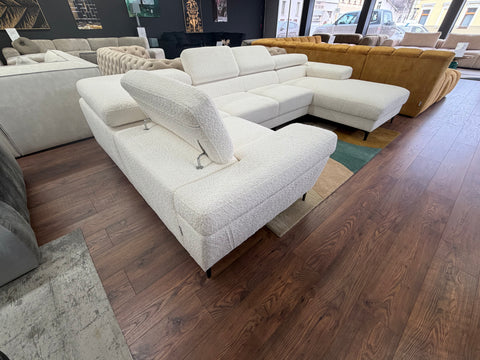 Sofa Amstel 330 cm SOFORT VERFÜGBAR "Boucle weiß"