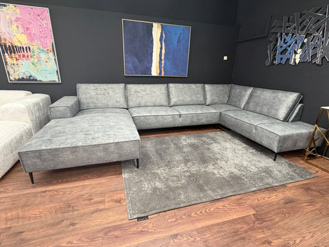 Sofa Atlanta 390cm SOFORT VERFÜGBAR "Grey"