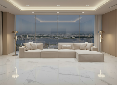 Designersofa Bellagio One + Hocker