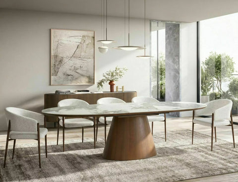 Designer Esstisch Marocco mit Auszug 160–200 cm